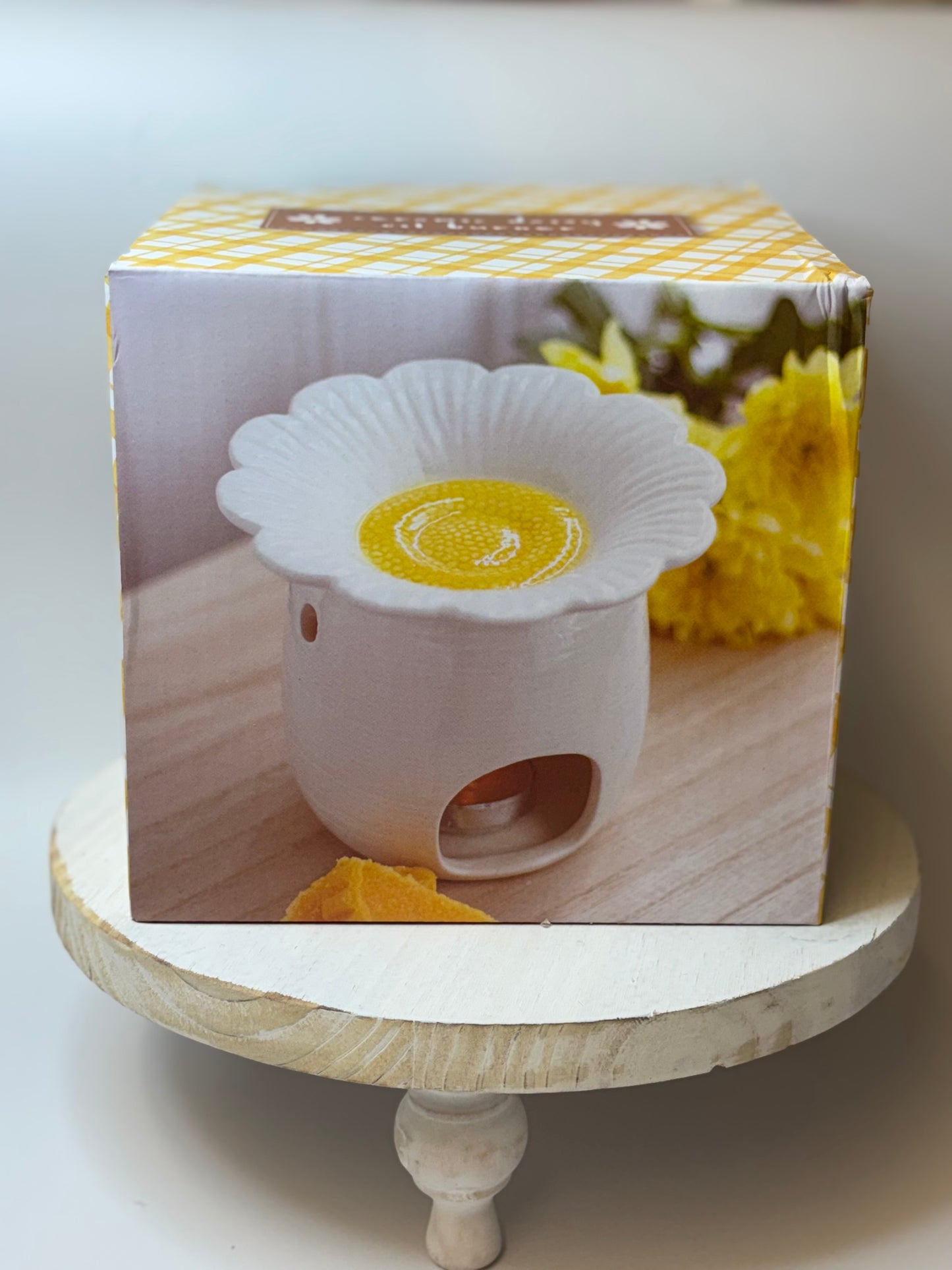Aromalykta Daisy blomma vit
