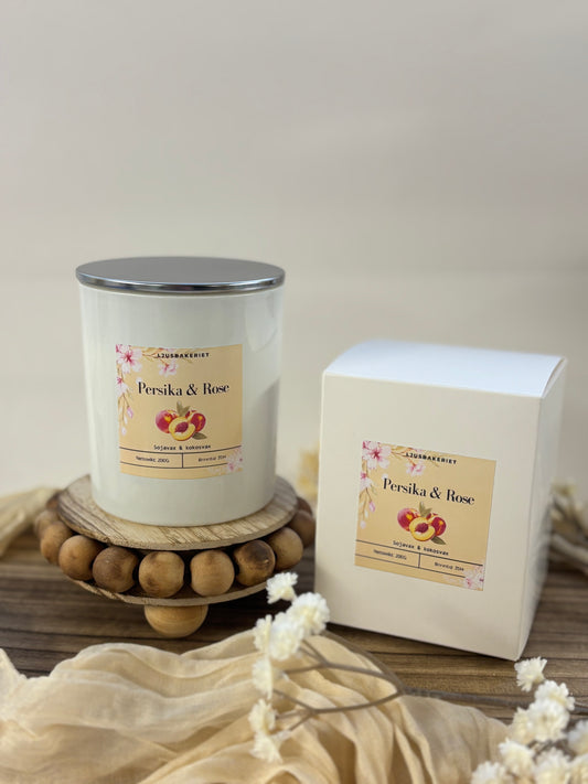 Doftljus persika & rose